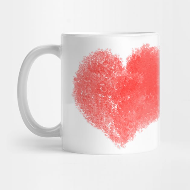 Valentine Red Heart Shape by Nalidsa